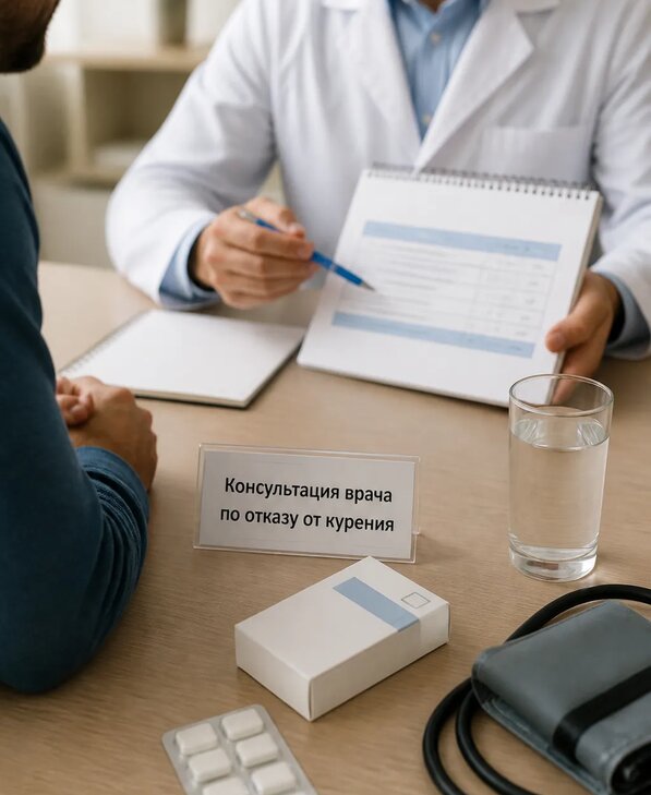 Консультация врача по отказу от курения для взрослых в Анапе